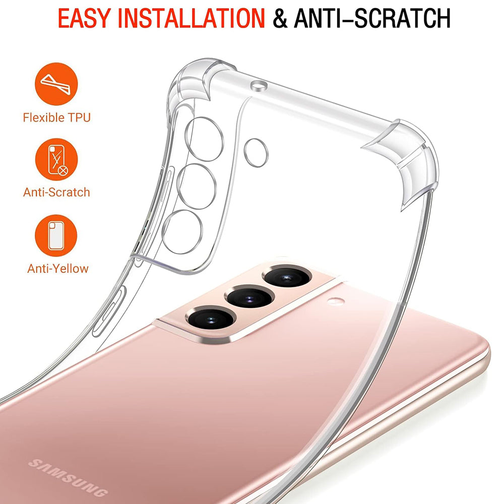 Capa para Samsung Galaxy S22 5G S901, Techsuit, Shockproof Clear, Transparente