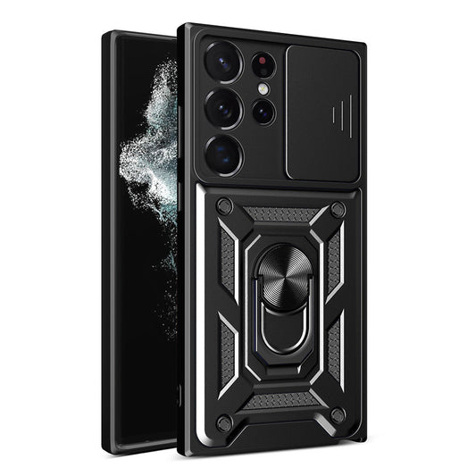 Capa para Samsung Galaxy S22 Ultra 5G S908, Techsuit, CamShield, Preta