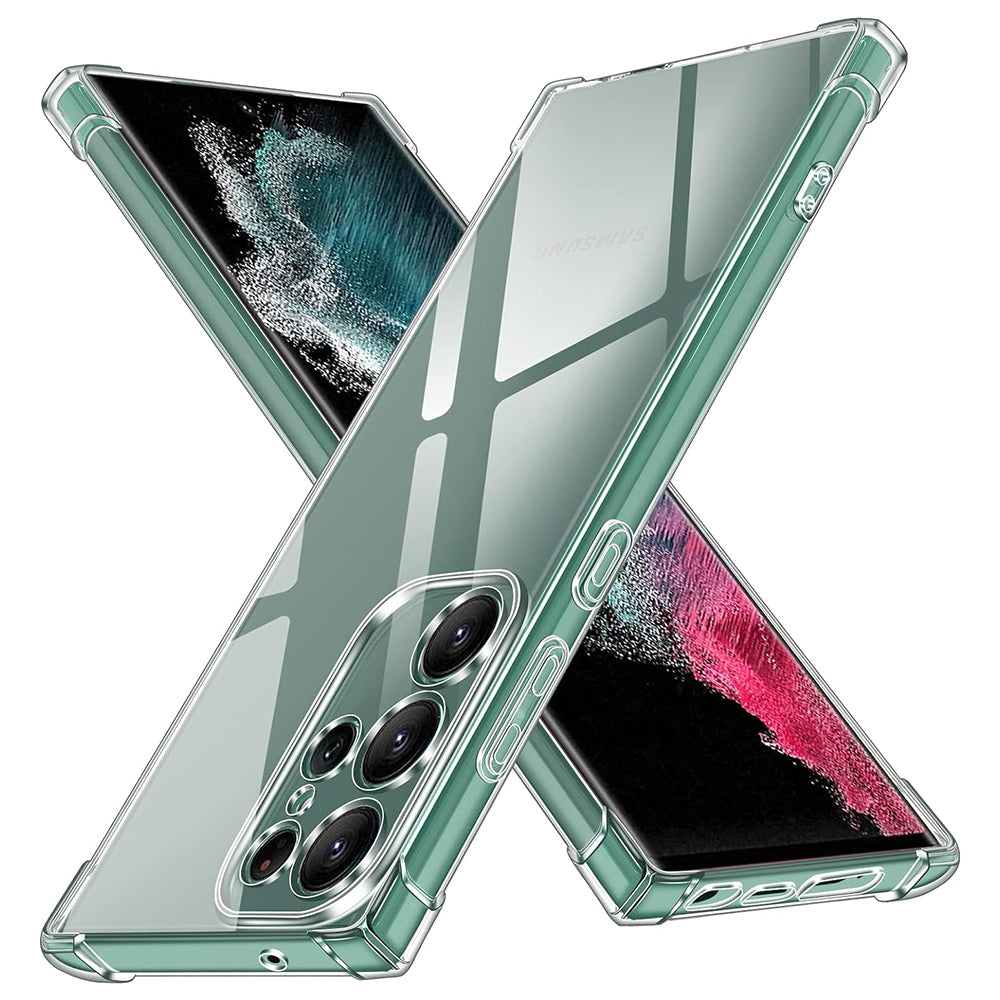 Capa para Samsung Galaxy S22 Ultra 5G S908, Techsuit, Shockproof Clear, Transparente