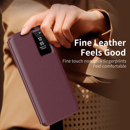 Capa para Samsung Galaxy S22 Ultra 5G S908, Techsuit, SmartView, Vermelha