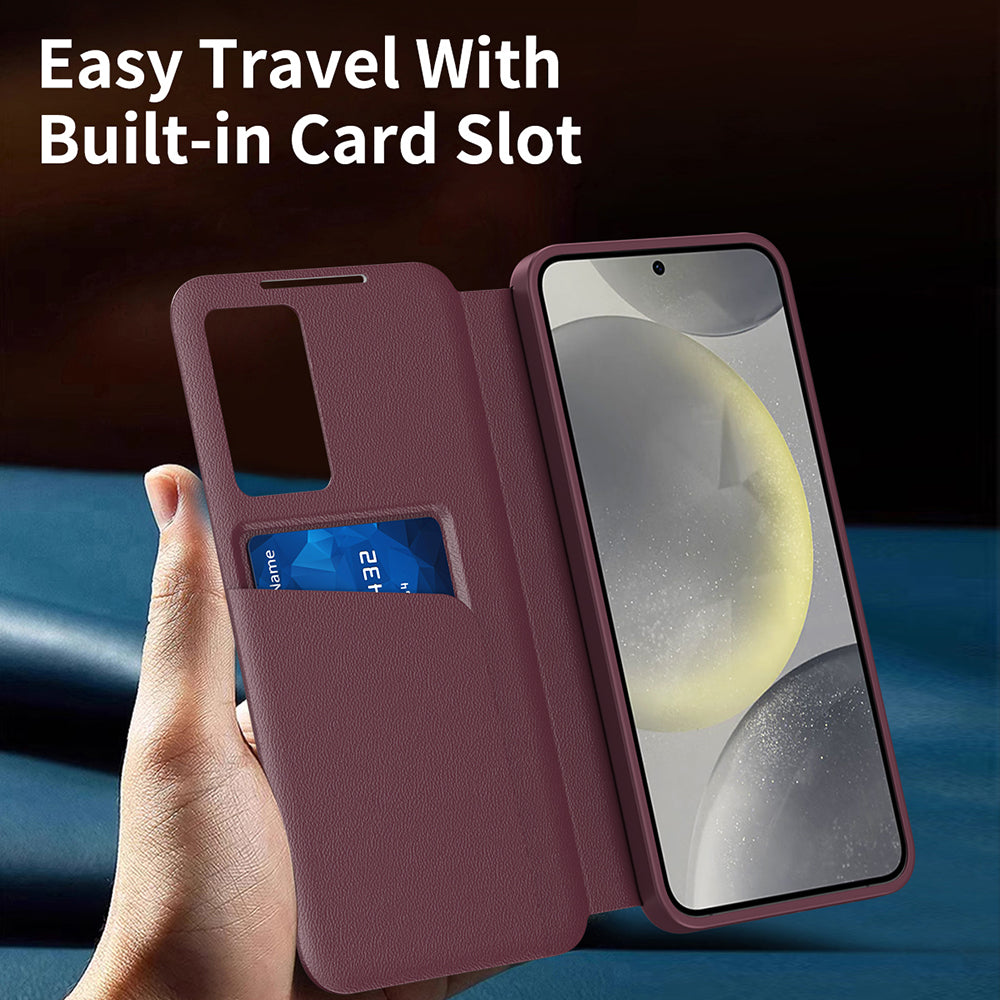 Capa para Samsung Galaxy S22 Ultra 5G S908, Techsuit, SmartView, Vermelha