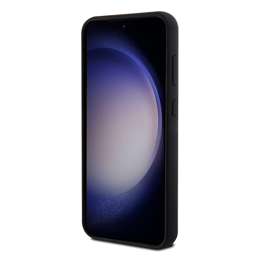 Capa para Samsung Galaxy S23 FE S711, Karl Lagerfeld, Silicone Ikonik Karl Metal, Preta