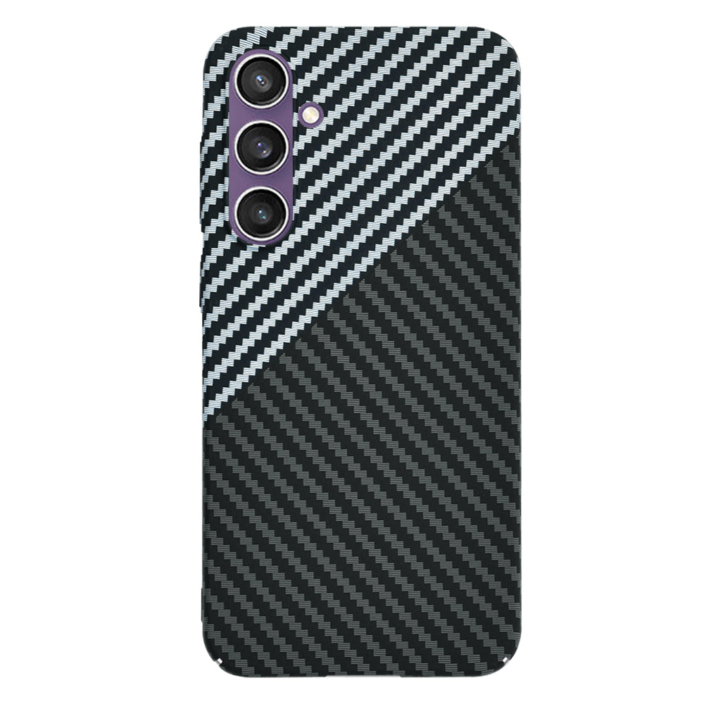 Capa para Samsung Galaxy S23 FE S711, Techsuit, Carbonite FiberShell, Preto Cinzento
