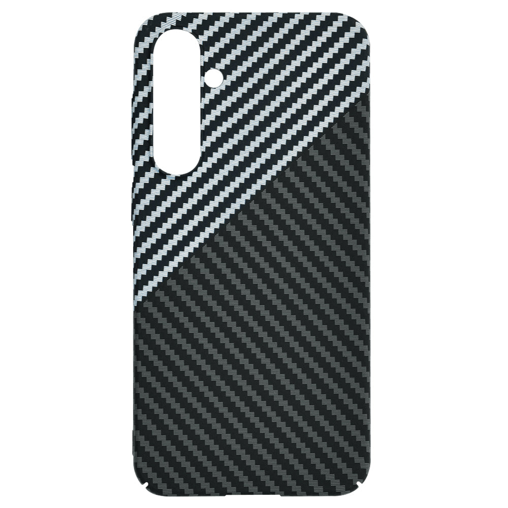 Capa para Samsung Galaxy S23 FE S711, Techsuit, Carbonite FiberShell, Preto Cinzento