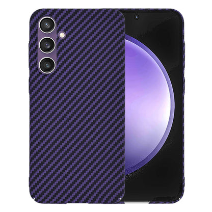 Capa para Samsung Galaxy S23 FE S711, Techsuit, Carbonite FiberShell, Roxa