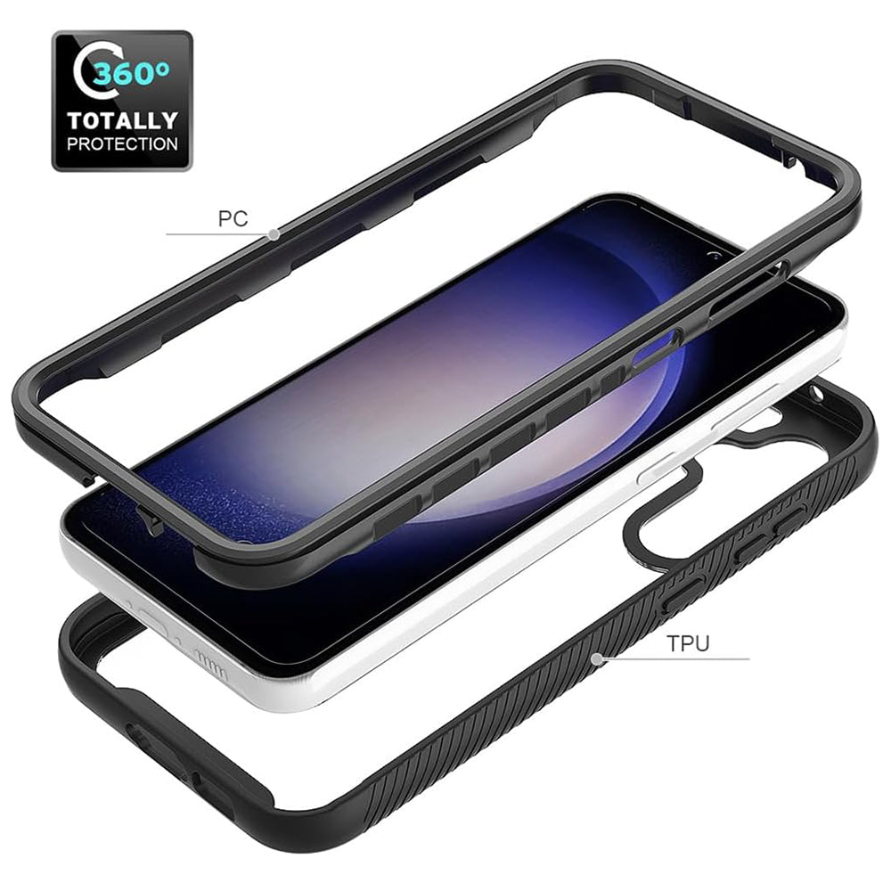 Capa para Samsung Galaxy S23 FE S711, Techsuit, Defense360 Pro, Preta