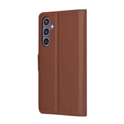 Capa para Samsung Galaxy S23 FE S711, Techsuit, Leather Folio, Castanha
