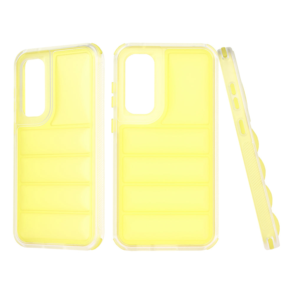 Capa para Samsung Galaxy S23 FE S711, Techsuit, Wave Shield, Amarela