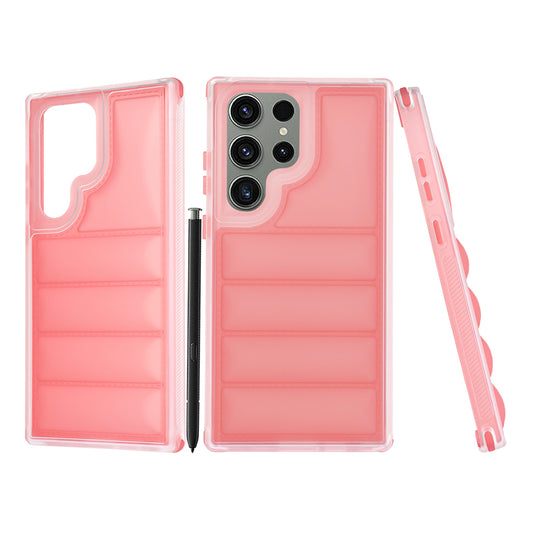 Capa para Samsung Galaxy S23 FE S711, Techsuit, Wave Shield, Vermelha
