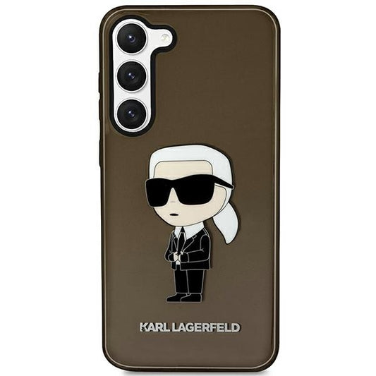 Capa para Samsung Galaxy S23+ S916, Karl Lagerfeld, Ikonik Karl, Preta