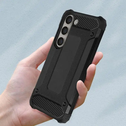 Capa para Samsung Galaxy S23+ S916, Techsuit, Hybrid Armor, Preta