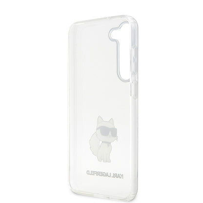 Capa para Samsung Galaxy S23 S911, Karl Lagerfeld, Ikonik Choupette, Transparente