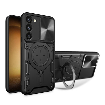 Capa para Samsung Galaxy S23 S911, Techsuit, CamGuard Pro, Preta