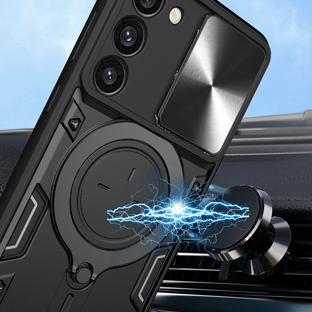 Capa para Samsung Galaxy S23 S911, Techsuit, CamGuard Pro, Preta