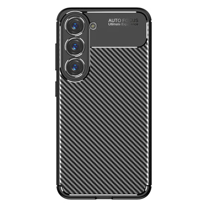 Capa para Samsung Galaxy S23 S911, Techsuit, Fibra de Carbon, Preta