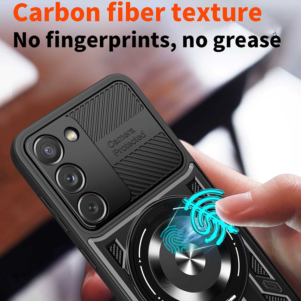 Case for Samsung Galaxy S23 S911, Techsuit, RuggedCam, Black