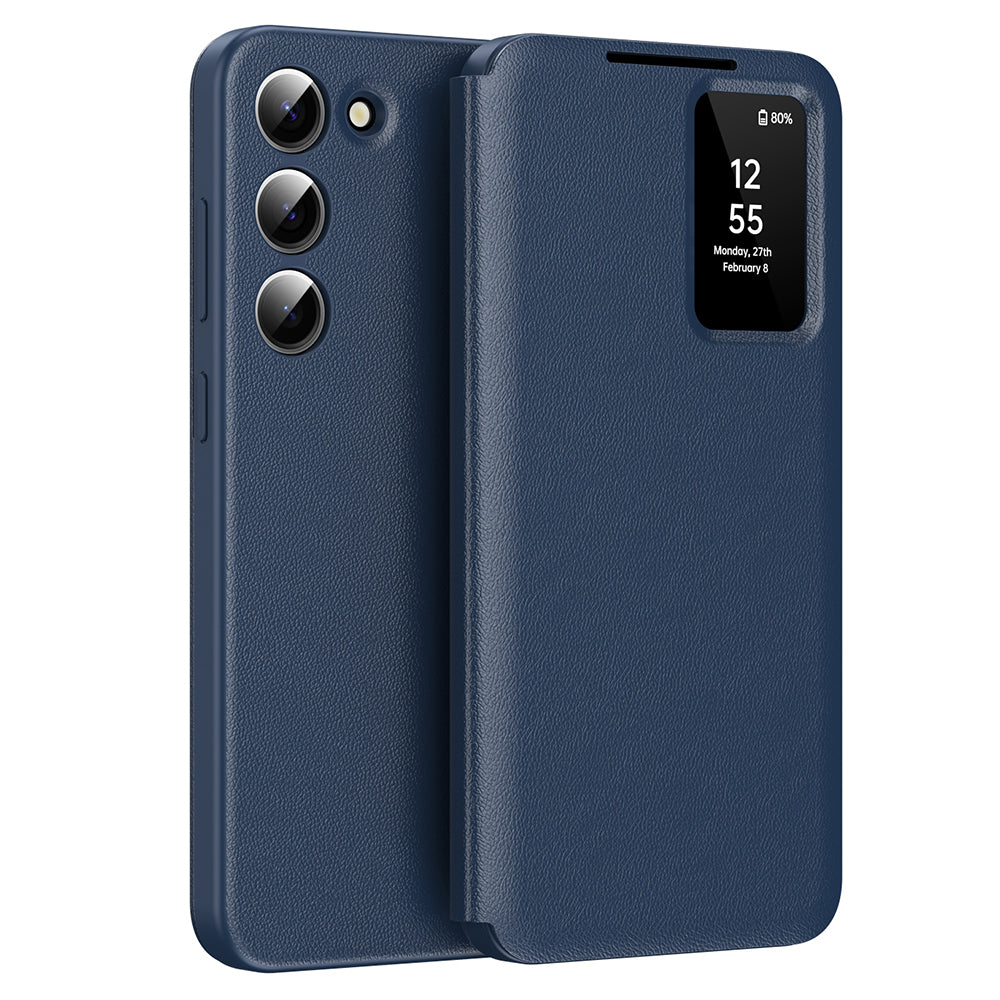 Capa para Samsung Galaxy S23 S911, Techsuit, SmartView, Azul