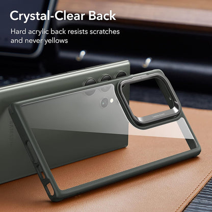 Capa para Samsung Galaxy S23 Ultra S918, ESR, Classic Kickstand, Verde Transparente