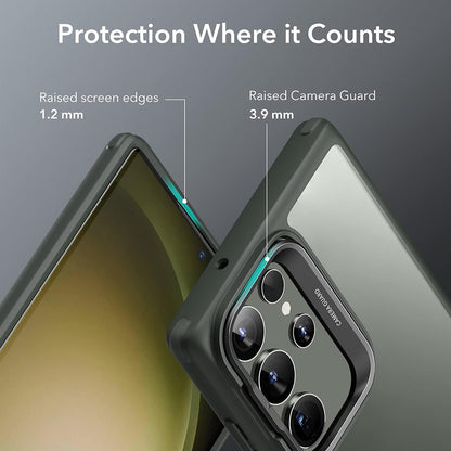Capa para Samsung Galaxy S23 Ultra S918, ESR, Classic Kickstand, Verde Transparente