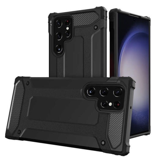 Capa para Samsung Galaxy S23 Ultra S918, Techsuit, Hybrid Armor, Preta