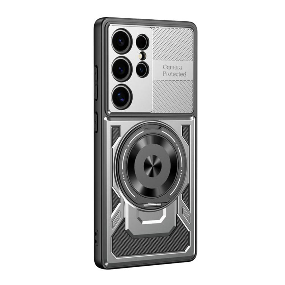 Capa para Samsung Galaxy S23 Ultra S918, Techsuit, RuggedCam, Cinzento