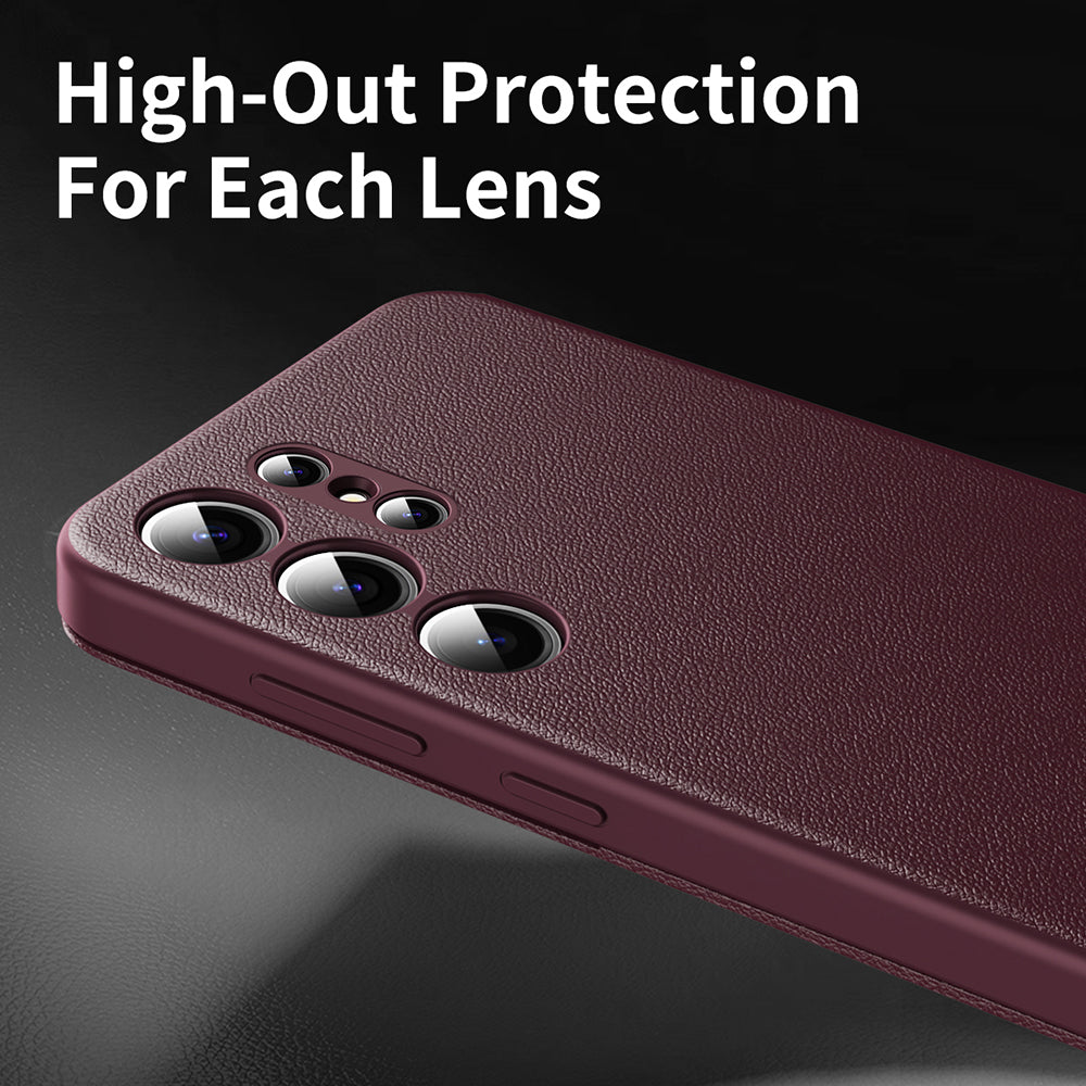 Case for Samsung Galaxy S23 Ultra S918, Techsuit, SmartView, Red