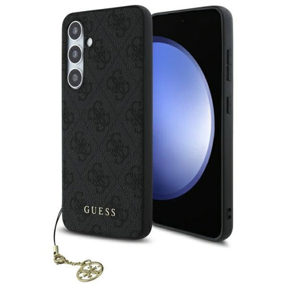 Capa para Samsung Galaxy S24 FE S721, Guess, 4G Charm, Cinza