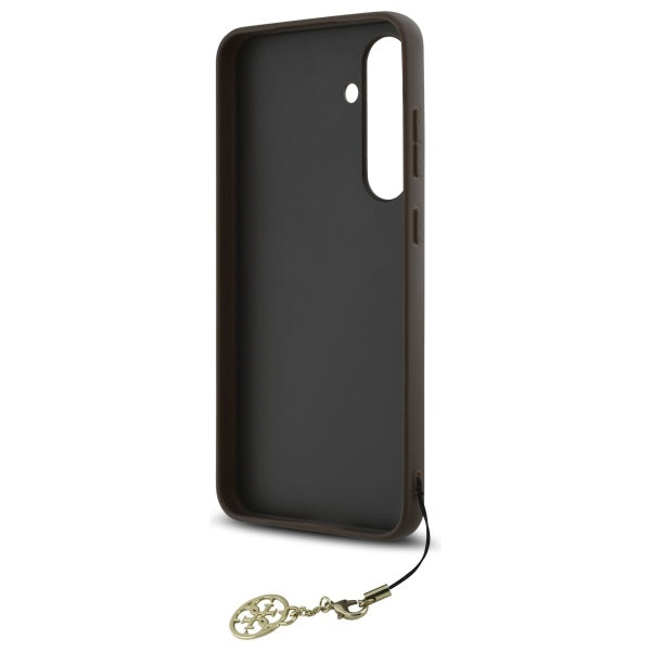 Capa para Samsung Galaxy S24 FE S721, Guess, 4G Charm, Castanho