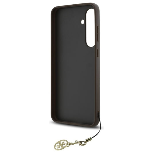 Capa para Samsung Galaxy S24 FE S721, Guess, 4G Charm, Castanho