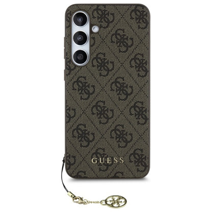 Capa para Samsung Galaxy S24 FE S721, Guess, 4G Charm, Castanho