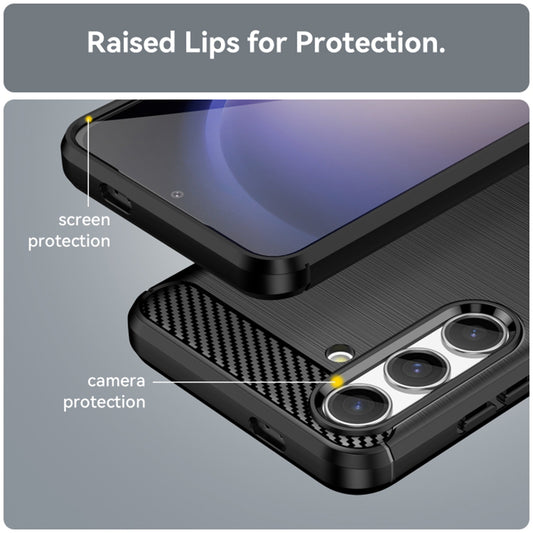 Capa para Samsung Galaxy S24 FE S721, Techsuit, Carbono, Preta