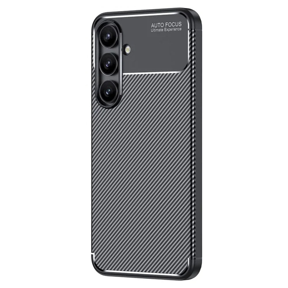 Capa para Samsung Galaxy S24 FE S721, Techsuit, Fibra de Carbon, Preta