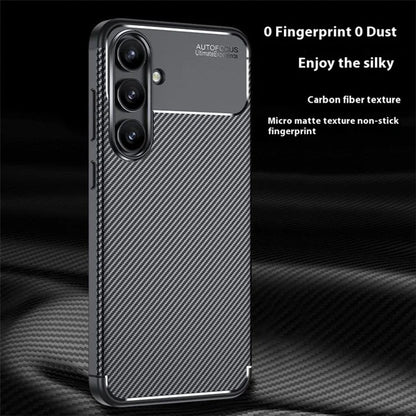 Capa para Samsung Galaxy S24 FE S721, Techsuit, Fibra de Carbon, Preta