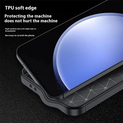 Capa para Samsung Galaxy S24 FE S721, Techsuit, Fibra de Carbon, Preta