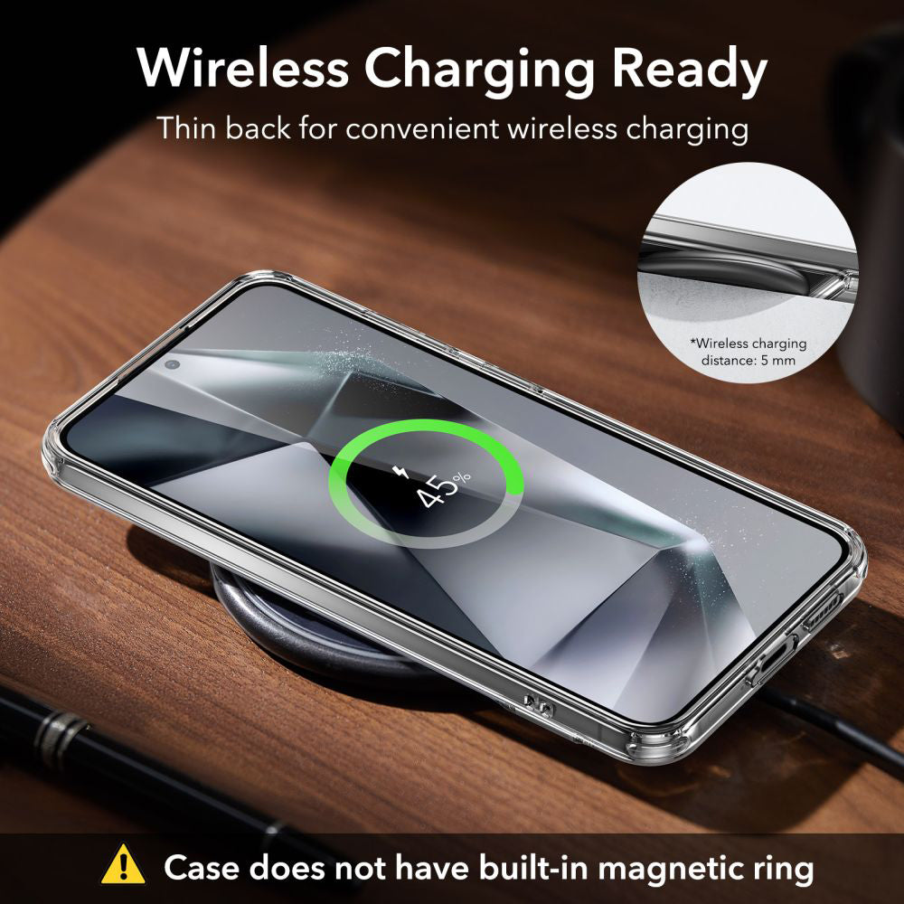 Capa para Samsung Galaxy S24+ S926, ESR, Air Shield Boost Kickstand, Transparente
