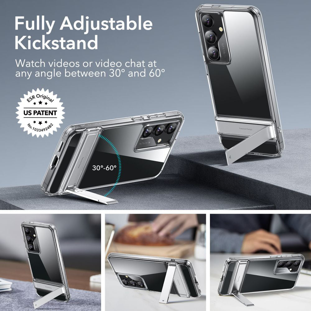 Capa para Samsung Galaxy S24+ S926, ESR, Air Shield Boost Kickstand, Transparente