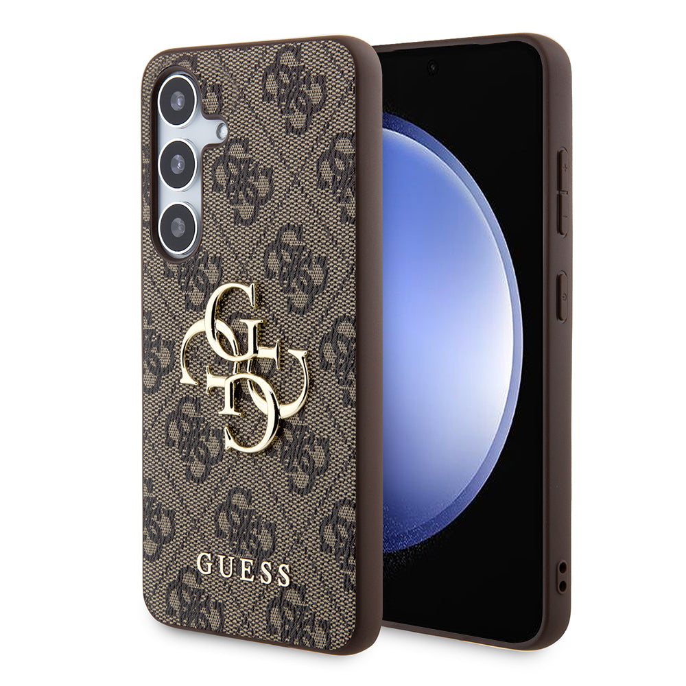 Capa para Samsung Galaxy S24+ S926, Guess, 4G Big Logo, Castanho