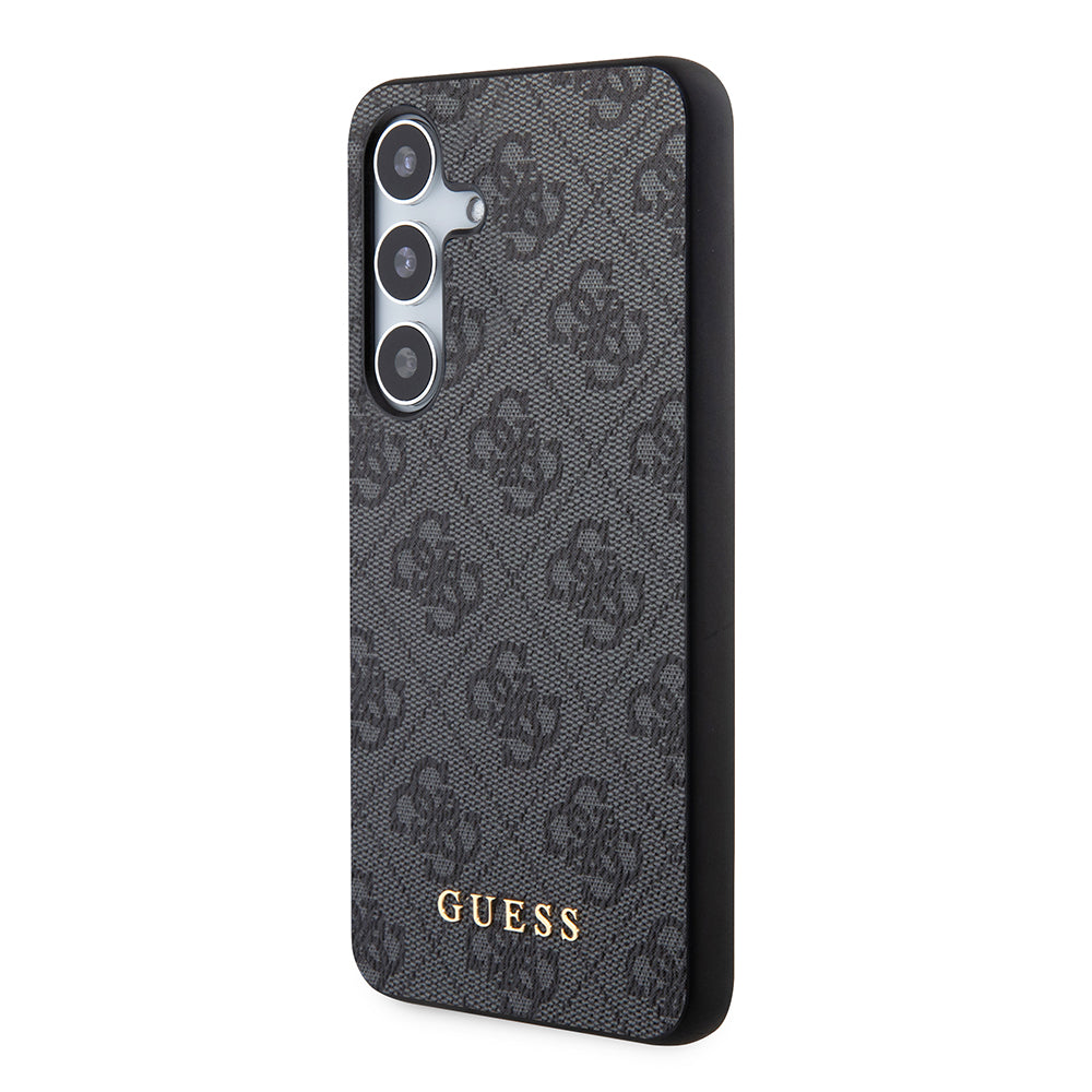 Capa para Samsung Galaxy S24+ S926, Guess, 4G Metal Gold Logo, Preta