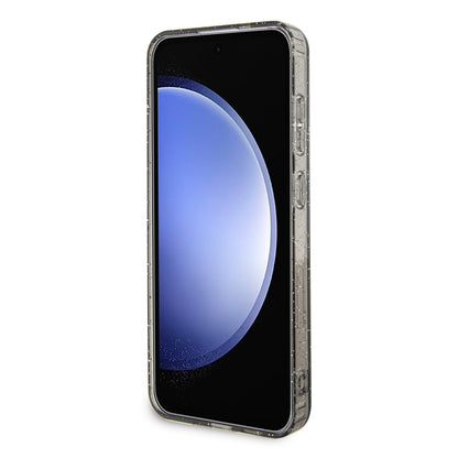 Capa para Samsung Galaxy S24+ S926, Karl Lagerfeld, Glitter Karl & Choupette, Azul.