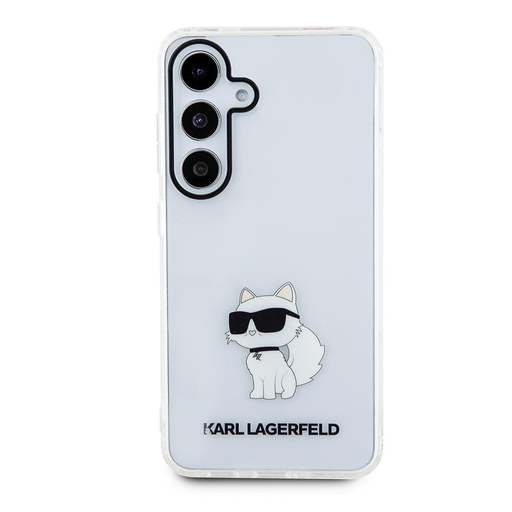 Capa para Samsung Galaxy S24+ S926, Karl Lagerfeld, IML Luxury Choupette, Transparente