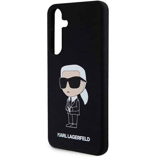 Capa para Samsung Galaxy S24+ S926, Karl Lagerfeld, Silicone Ikonik NFT, Preta