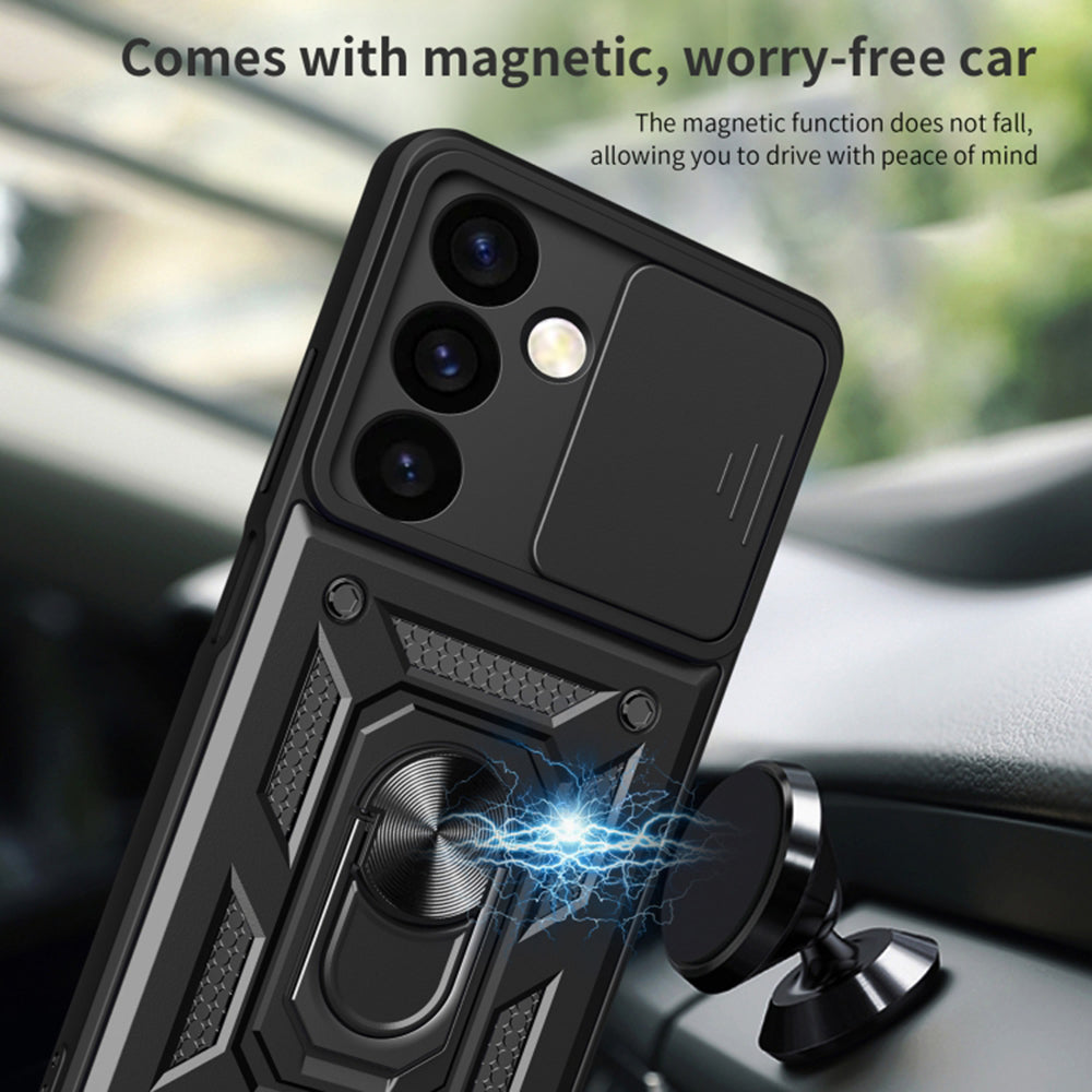 Capa para Samsung Galaxy S24+ S926, Techsuit, CamShield, Preta
