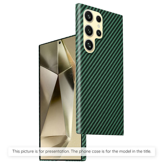 Capa para Samsung Galaxy S24+ S926, Techsuit, Carbonite FiberShell, Verde
