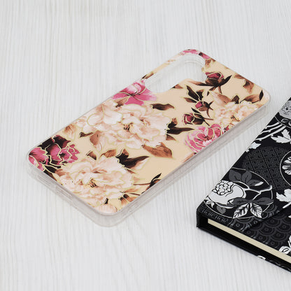 Capa para Samsung Galaxy S24+ S926, Techsuit, Marble, Bege