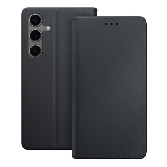 Capa para Samsung Galaxy S24 S921, 3MK, Carteira, Preta