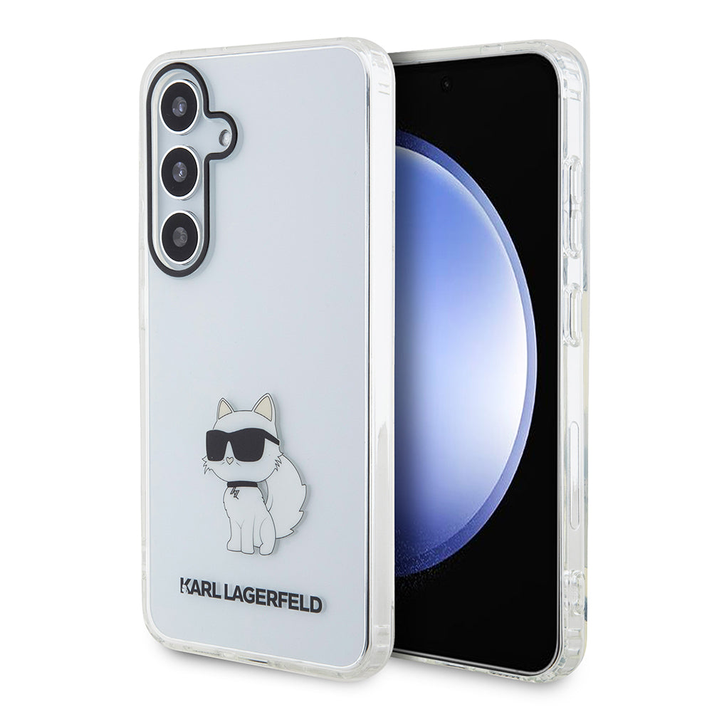 Capa para Samsung Galaxy S24 S921, Karl Lagerfeld, IML Luxury Choupette, Transparente