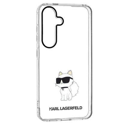 Capa para Samsung Galaxy S24 S921, Karl Lagerfeld, IML Luxury Choupette, Transparente