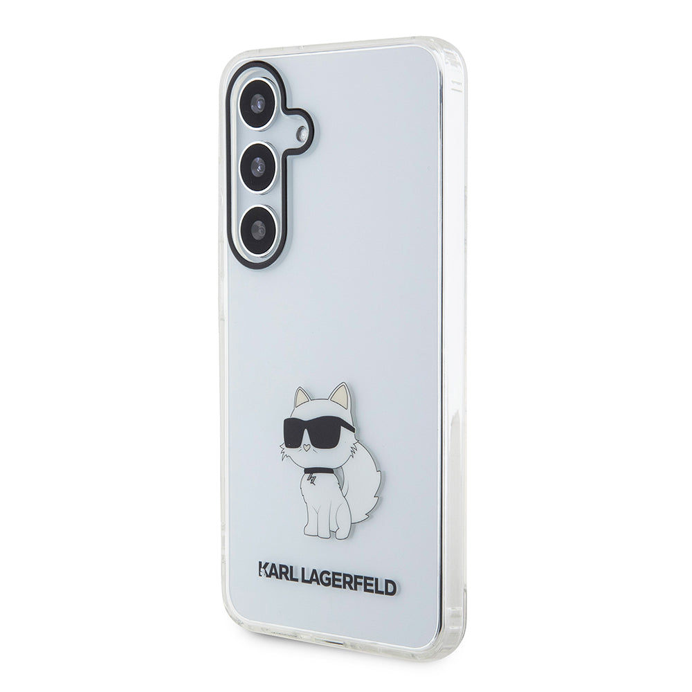 Capa para Samsung Galaxy S24 S921, Karl Lagerfeld, IML Luxury Choupette, Transparente