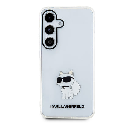 Capa para Samsung Galaxy S24 S921, Karl Lagerfeld, IML Luxury Choupette, Transparente