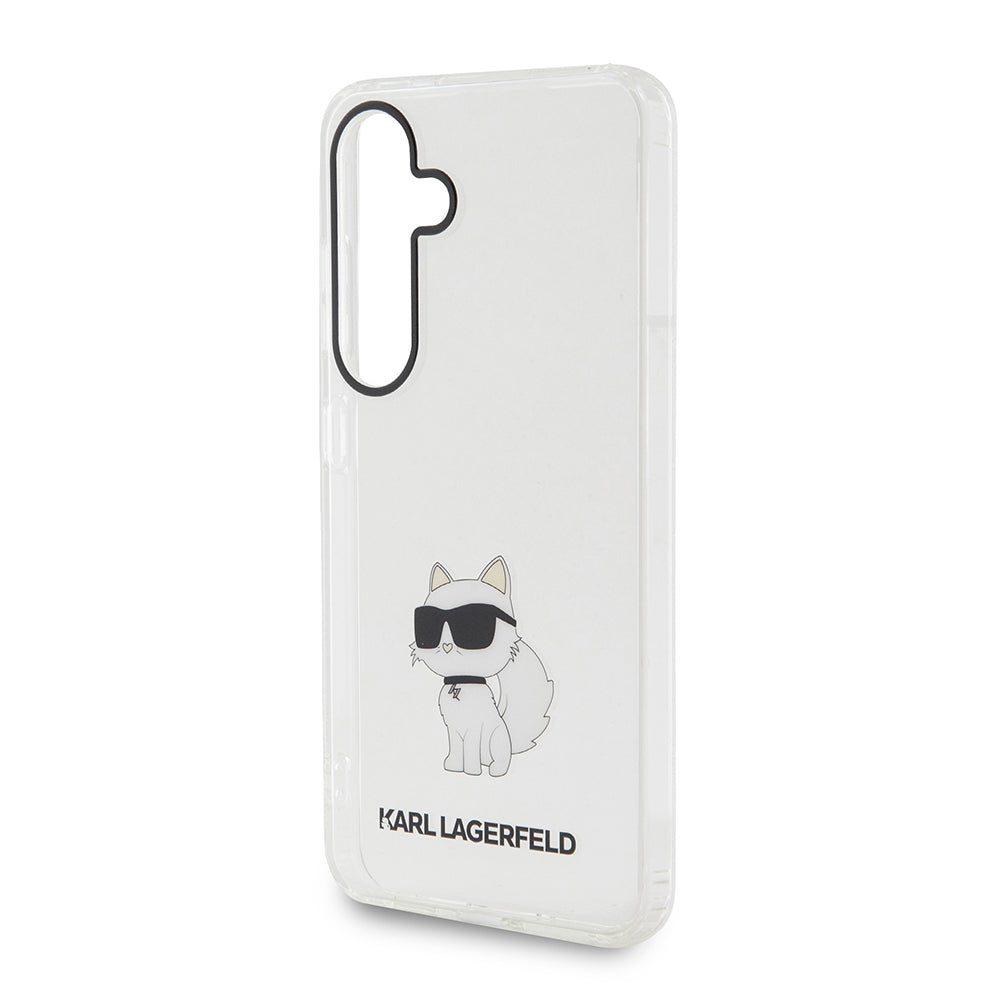 Capa para Samsung Galaxy S24 S921, Karl Lagerfeld, IML Luxury Choupette, Transparente